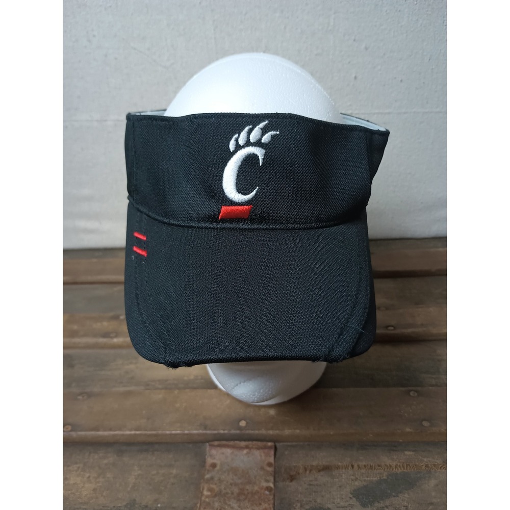Adidas Cincinnati Bearcats Visor‎ Adjustable Hat Cap Black